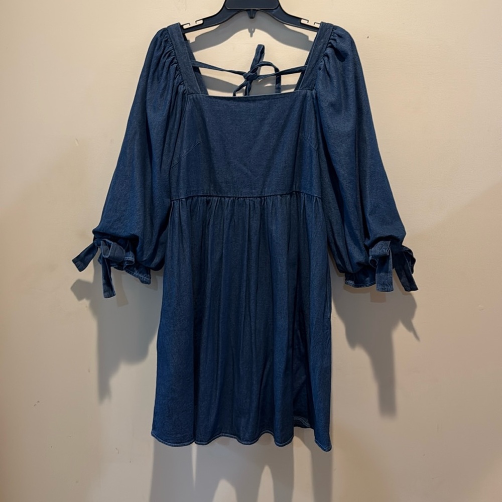 Entro Blue Denim Dress - Worn once!!